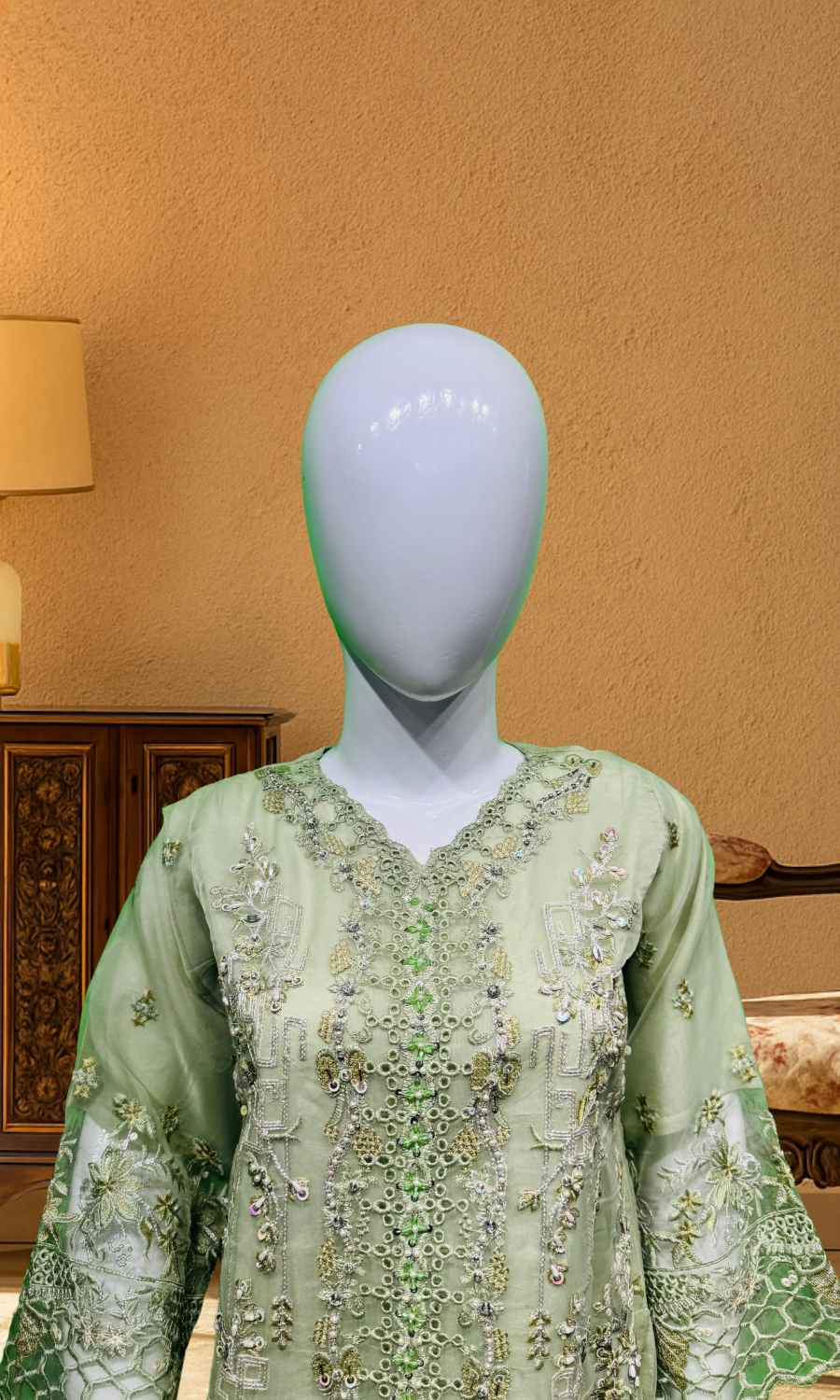 3 piece Light Green - Fancy