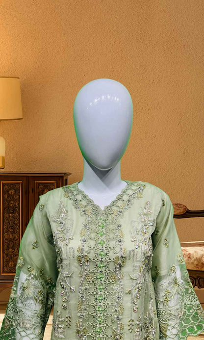 3 piece Light Green - Fancy