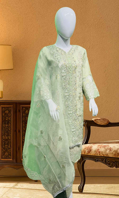 3 piece Light Green - Fancy