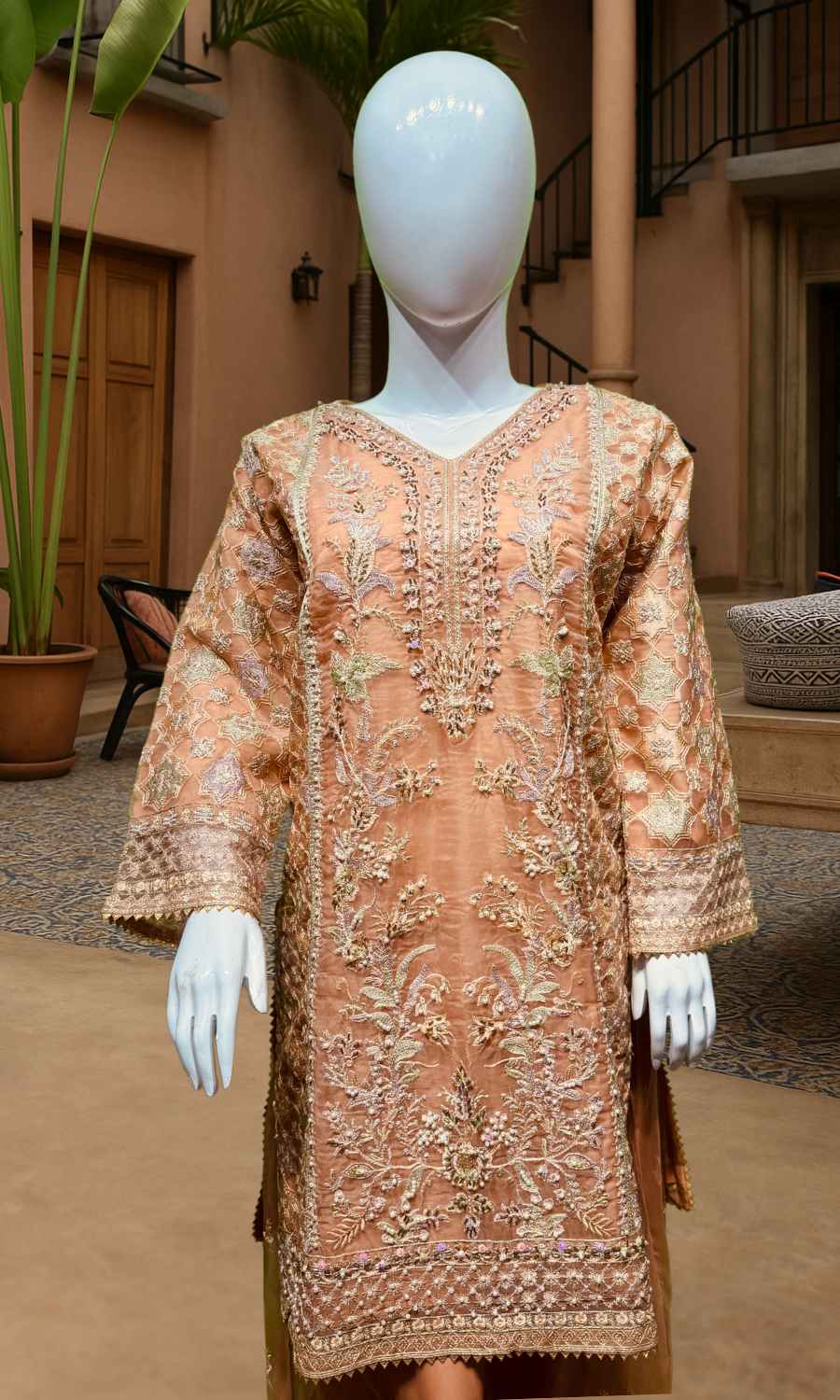 Peach Fancy Wear - 3P