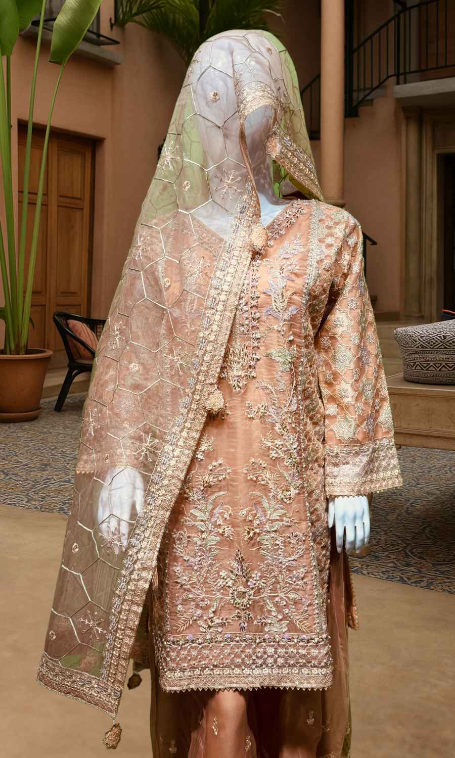 Peach Fancy Wear - 3P