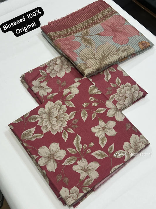 Unstitched By Bin Saeed