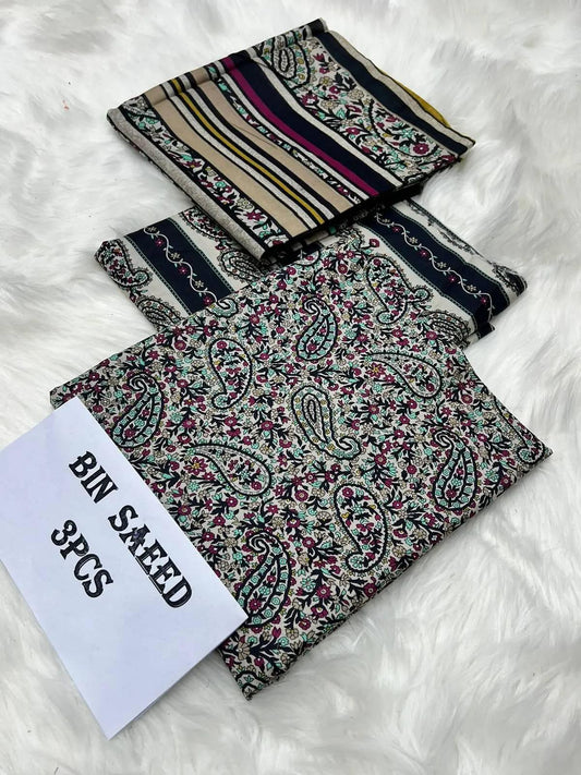 Unstitched By Bin Saeed