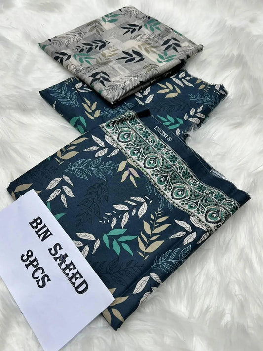 Unstitched By Bin Saeed