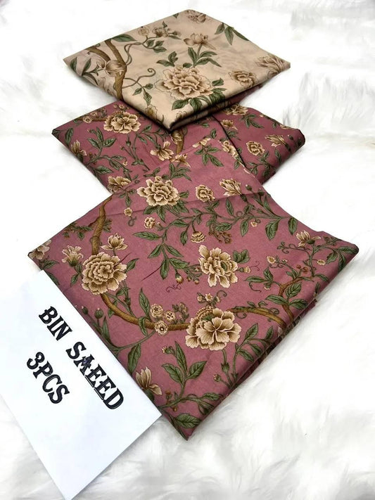 Unstitched By Bin Saeed